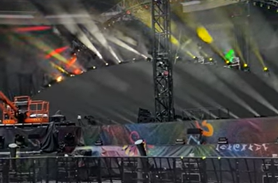 BSTE in association with StrictlyFX, testing the first major Cyber-haze™ system which is currently on tour with Coldplay and is filling stadiums Worldwide with safe, environmentally friendly haze.